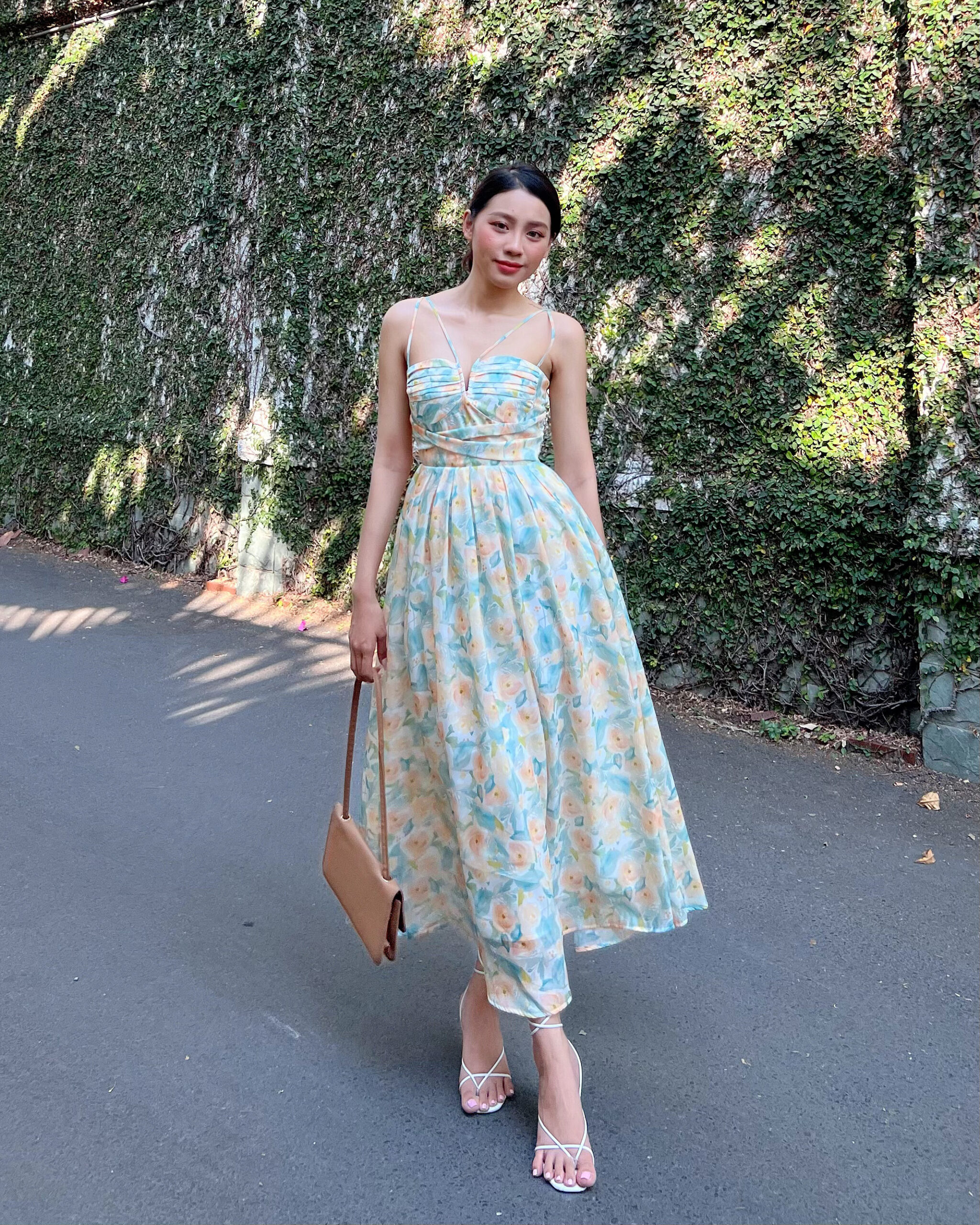 đầm maxi đi bển